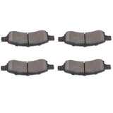 SCITOO Disc Brake Pads Kits D1169-8282 Semi Metallic Front Brake Pads Set Fit For Buick For Enclave 2008-2017,For Buick For Rain