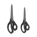 LIVINGO 2 Pack Sewing Fabric Scissors: Titanium Coated Forged Sharp Heavy Duty Shears All Purpose for Tailor Dressmaking Craftin
