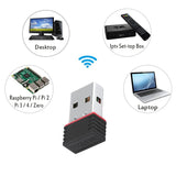 150Mbps USB WiFi Adapter for Raspberry Pi, LOTEKOO Wireless Network Card Adapter WiFi Dongle for Desktop Laptop PC Windows 10 8