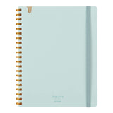 Kokuyo Sooofa Soft Ring Notebook, 0.2 Inch (4 Mm) Grid Ruled, 80 Sheets, B6 Deformation, Light Blue (SuSv748S4Lb)