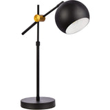 Living District Modern Home Decorative Forrester 1 Light Black Table Lamp