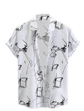 Lookmark Casual Cotton Blend White Color Shirt For Men Shirt For Men(Shirt 47-L_New)