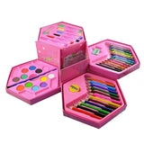 Eclet 46 Pcs Kids Drawing and Art Set, Pencil Colors, Crayons, Watercolor and Sketch Pens, Creative Art Kit for School, Hobby, C