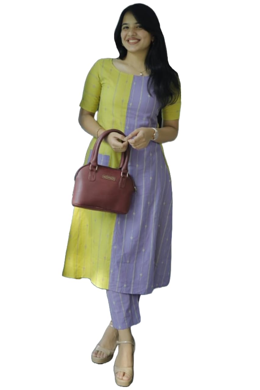 Anni Designer Women'S Rayon Blend Straight Printed Kurta With Pant (Manohar Multi_Xl_Multi_X-Large) Multicolour,Multicolour,XL