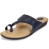 Ortho Joy Doctor Slippers | Soft Fancy Footwear For Women | Comfortable Chappal For Women,Navy Blue,8,B0B4NTSKZZ