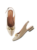 Shoetopia Pointed Toe Flat Beige Belly For Girls-Eu36,Bronze,3,B0D5HDXQLL