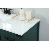 Elegant Decor Grant 36 Aluminum Mdf Single Bathroom Vanity In Green