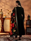 Libas Women'S Silk Blend Kurta Set (48835 Black M
