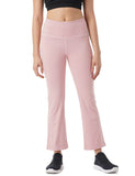 Pumpd Womens Stretchable All-Purpose Flare Pants -Lightweight Anti-Odor Squat Proof Dry Tech Ultra Soft Seams,Pink Strokes,Pink Strokes,M