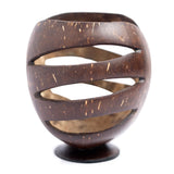 Thenga Handmade Coconut Shell Pen Holder Stand for Desk