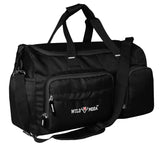Flexforce 45L AllInOne Duffel Bag, Gym Bag, Rucksack, Travel Bag, Sports Bag (Black)