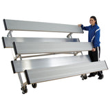 Bsn Sports 3 Row 8' Tip N' Roll Bleacher (Seats 15) (Ea)