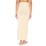 Zivame Women'S Polyester All Day Seamless Mermaid Saree Shapewear With Removable Drawcord |Shaping Petticoat- Skin Beige L