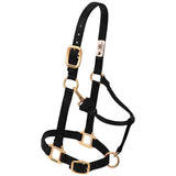 Weaver Leather Original Adjustable Nylon Horse Halter, Weanling/Pony, Black