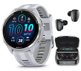 Wearable4U - Garmin Forerunner 965 Premium GPS Running and Triathlon 47mm Smartwatch with AMOLED Touchscreen Display, Titanium B