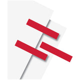 RediTag(R) Solid Indicator Flags, Red, Pack Of 300