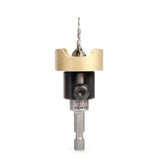 Amana Tool 55151 Carbide Tipped 82 Degree Countersink with Tapered Drill and Adjustable Depth Stop with NoThrust BB 3/8 D x 1/8