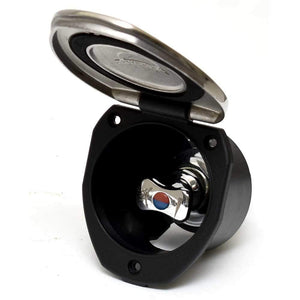 Scandvik Reccesed T Handle Mixer Ss W/ Black Cup
