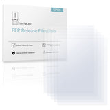 UniTak3D FEP Film Compatible with Photon S Mono for ELEGOO Mars 2 Pro Phrozen UV DLP LCD Resin 3D Printers 200x140mmx0.15mm-Pack