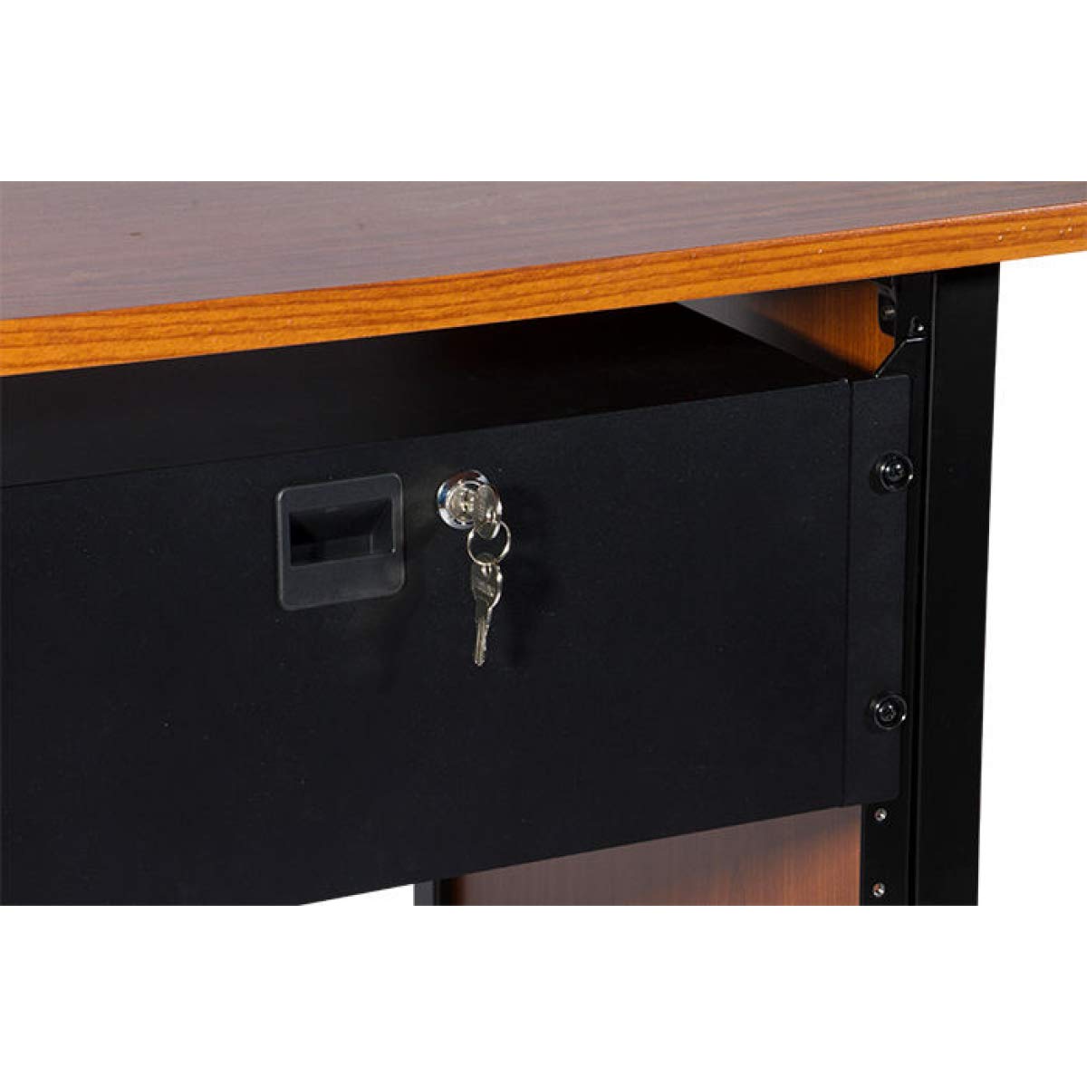 Onstage Rdls4000 4U Locking Rack Drawer, Shallow (Rdls 4000) , Black