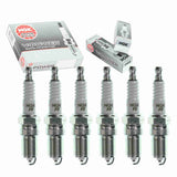 6 pc NGK V-Power Spark Plugs compatible with Mazda B3000 3.0L V6 1994-2008