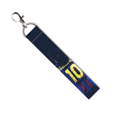 Isee 360 Ronaldinho Football Lanyard Tag With Swivel Lobster For Gift Luggage Bags Backpack Laptop Bags L X H 5 X 0.8 Inch