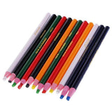 ATORSE 4x12pcs Peel Off Markers Chinagraph Grease Wax Pencil for Metal Glass Fabric