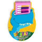 Dinosaur Colouring and Activity Kit | 40 Colouring Sheets, 4 Sketch Pens and 50 Stickers | Fun Learning Art Book for Kids