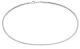 Savlano 925 Sterling Silver Solid Italian Round Diamond Cut Snake Chain Bracelet/Anklet For Women & Men - Made in Italy Comes Gi