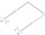 5 Spring Aluminum Dump Truck Complete Tarp Arm Kit. Complete Kit, from Pin to Pin. Without Arm Bends
