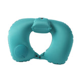 Zoomella Inflatable Travel Pillow Adults Head Support For Bussiness Trip Train Travel Green|Travel Pillows|Travel