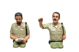 Seated Sheriff Officers 2 Piece Figure Set For 1:18 Models By American Diorama 23831