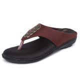 Ortho Joy Fancy Doctor Slippers | Stylish Chappal For Women | Comfortable Sandals For Women Stylish,Brown,5,B0B15G63NP