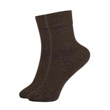 Mukhaksh (Pack Of 1 Pair = 2 Socks Men Boys Cotton Brown Ankle Length Socks