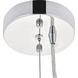 Living District Indoor Modern Home Decorative Bright Ceiling Flores 8 Light Chrome Pendant