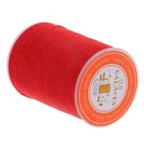 ATORSE 2x0.8mm Round Polyester Waxed Thread Sewing Stitching DIY Craft Red