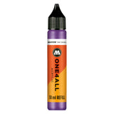 Molotow ONE4ALL Acrylic Paint Refill, For Molotow ONE4ALL Paint Marker, Currant, 30ml Bottle, 1 Each (693.042)
