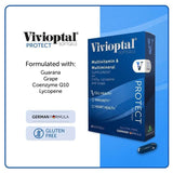 Vivioptal PROTECT For Men Multivitamin & Multimineral Supplement 30 Capsules