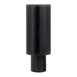 BuildPro, 2 Inch Stop, 5/8 Bottom Diameter, 1 Top Diameter, for buildPro Tables, T54205 Black