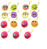 Birthday Party Return Gift Ideas Bulk for Kids Children Boys Girls Bags Emotions Multicolour Fur Zip Pouch Trendy Purse Soft Bag
