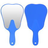 JMU Tooth Shaped Mirror, Dental Handheld Mirror for Dental Clinic Salon Makeup Home, Pink