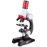 IQCrew 1200X Kids Microscope Toy Set with Slides Preparation Kit + Microscope Book