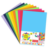 QUAKEL (QKL6) Multicolour A4 Size Sheet, 100 Piece 10 Sheets Each Colour Printing Papers, Art & Craft Paper Sheets, Double Side