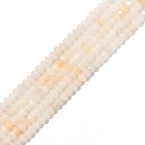 BEADIA Natural Pink Aventurine Beads 4x2mm 120pcs Faceted Rondelle Loose Semi Gemstone Beads for Jewelry Making Design