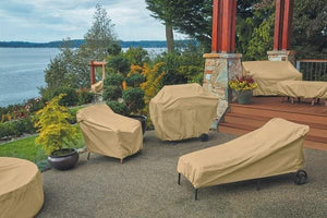 Classic Accessories Terrazzo Stackable Patio Chair Cover