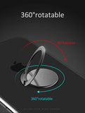 World's Slimmest Phone Ring Holder, Attom Tech Tomorotec Ultra Thin Cell Phone Ring Stand for Magnetic Car Mount Hook Compatible