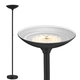 BoostArea Torchiere Floor Lamp, 30W Super Bright LED Standing Lamp, Stepless Dimmable Pole Lamp with 3000K Lighting, Rotary Swit