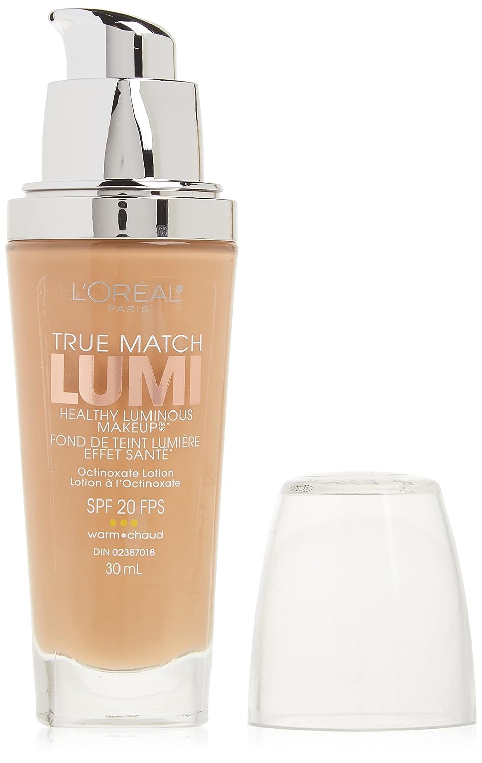 L'Oreal Paris True Match Lumi Healthy Luminous Makeup, W4 Natural Beige, 1 fl; oz.