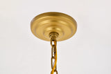 Elegant Lighting Living District Kirin Collection Pendant D11.3 H16.5 Lt:1 Chrome Finish