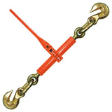VULCAN Ratchet Style Load Binder with 2 Grab Hooks 9,200 Pound Safe Working Load (for 3/8 Inch Grade 7080 & 100 or 1/2 Inch G